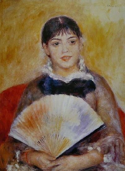 Pierre-Auguste Renoir Femme a l'eventail